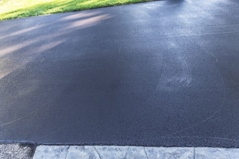 Sealed Driveway with Clear Finish