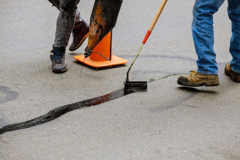Hot Tar Driveway Sealing in San Antonio, TX
