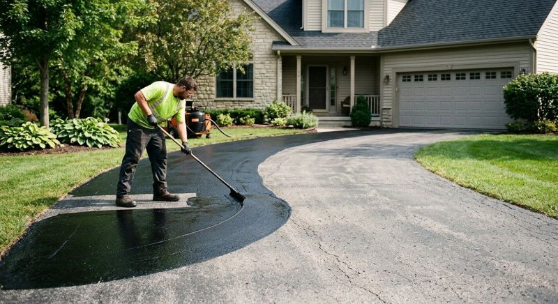 Residential Driveway Sealcoating in Greenville, SC